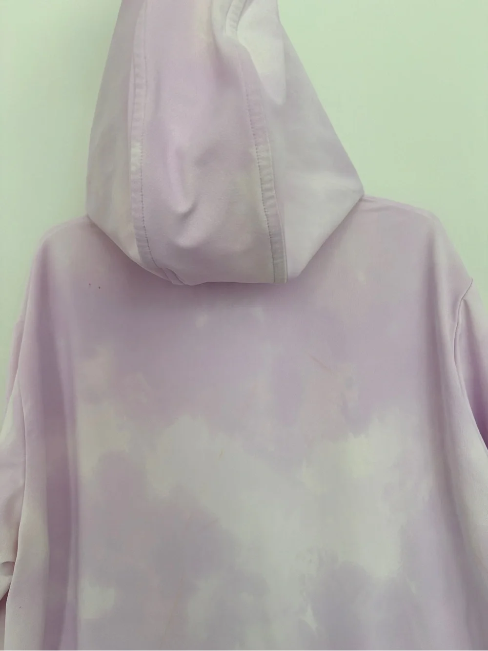 Uniqlo Kids Pastel Lavender Tie-Dye Zip Hoodie